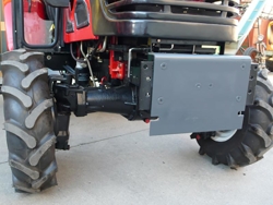 snowplough with plate for tractor lns 170 a