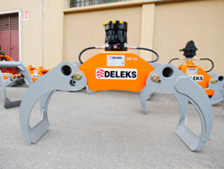 log grapple with fixed rotator for quick linkage dk 16 gr 55ff