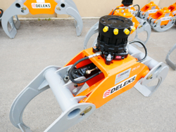 log grapple with fixed rotator for quick linkage dk 16 gr 55ff