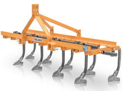 cultivator 215cm tiller with springs for soil preparation mod de 215 9 v