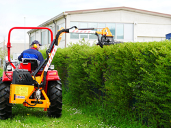 tractor mounted hedge cutter airone 180 tr