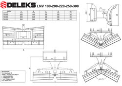 snowplow with 3 point linkage for tractor lnv 200 c
