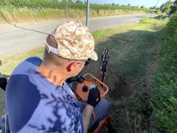 mini backhoe for universal compact tractors drs 1000