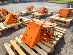 tree shear log grapple for mini excavators cf 10