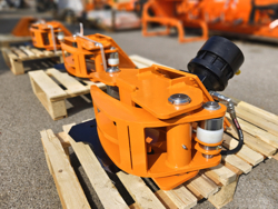 tree shear log grapple for mini excavators cf 10r