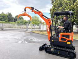 log grapple for mini diggers and forest cranes dk 10h