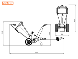 petrol chipper shredder dk 500 honda