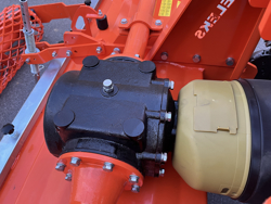 heavy rotavator tiller for tractors working width 200cm for soil preparation mod dftr 200