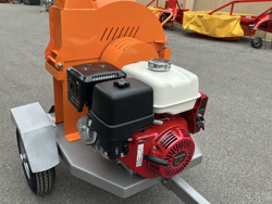 petrol chipper shredder woodchipper with engine dk 900 honda