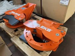 tree shear log grapple for mini excavators cf 11