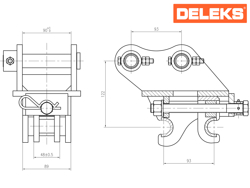 quick hitch for miniexcavator