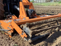 adjustable power harrow for tractors kr 210