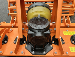 adjustable power harrow for tractors kr 210