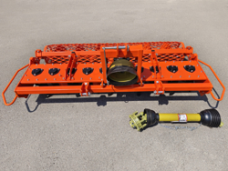 adjustable power harrow for tractors kr 210r