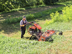 reversible crawler walking tractor loncin 420cc