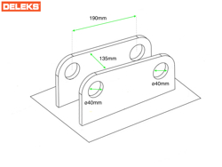 bucket for miniexcavator s380 b1500