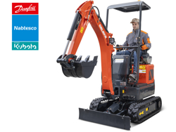 mini excavator 1 ton s120