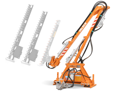 hydraulic hedge bush cutter for tractor falco