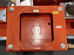 circular saw blade attachment for excavators and hedge cutters cutter5