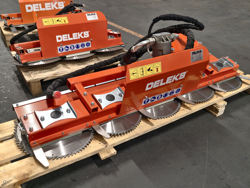 circular saw blade attachment for excavators and hedge cutters cutter5