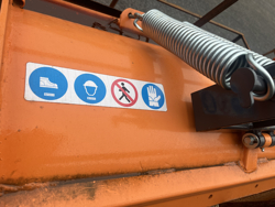 snowblade with plate for tractor ln 175 a refurbished 39