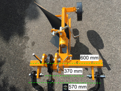 arado monosurco dp 18 para tractor pequeño