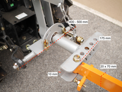 arado reversible drp 25 para tractor pequeño