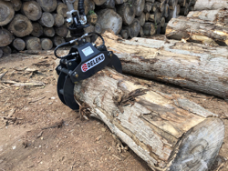 grua forestal hidraulica para tractor portada en tractor mod crab 3000