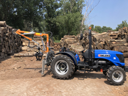 grua forestal hidraulica para tractor portada en tractor mod crab 3000