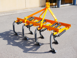 cultivador 7 brazos con patas de ganso anchura 165cm para enganche de tractor mod de 165 7 v