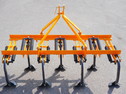 cultivador 7 brazos con patas de ganso anchura 165cm para enganche de tractor mod de 165 7 v