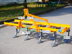 cultivador 9 brazos para tractor preparacion de la tierra modelo de 215 9 v