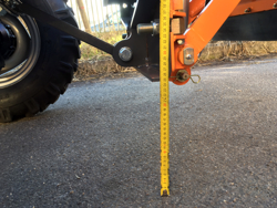 pala quitanieves frontal con placa para tractor ln 200 a