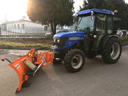 pala quitanieves frontal con placa para tractor ln 220 a
