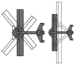 cuchilla niveladora desplazable 160cm para enganche de tractor mod ddl 160