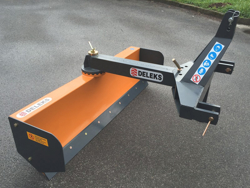 cuchilla niveladora reforzada 2 metros para enganche 3 puntos de tractor mod ddl 200