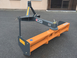 cuchilla niveladora reforzada 2 metros para enganche 3 puntos de tractor mod ddl 200