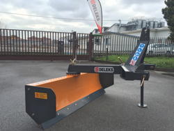 cuchilla niveladora reforzada 2 metros para enganche 3 puntos de tractor mod ddl 200
