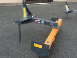 cuchilla niveladora reforzada 2 metros para enganche 3 puntos de tractor mod ddl 200