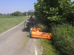 desbrozadora lateral de martillos para tractor deleks