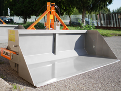 pala reforzada de 2 metros piston hidraulico para tractor mod pri 200 h