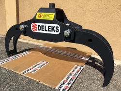 pinza para mini excavadoras y grúas forestales capacidad 400kg mod dk 10
