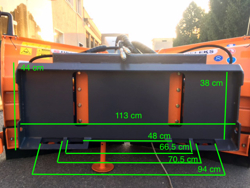 pala quitanieves para cargadoras compactas hasta 3 0 toneladas lnv 250 m