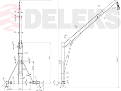 grua hidraulica para tractor agricola modelo el 500