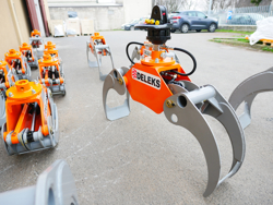 pinza para mini excavadoras y grúas forestales capacidad 1000kg mod dk 11c gr 30