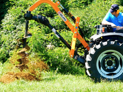 ahoyadora agricola hidráulica para tractor l 50h