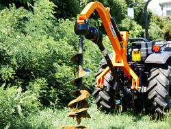 ahoyadora agricola hidráulica para tractor l 50h