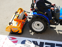 removedor triturador de cama avícola para tractor pavo 120