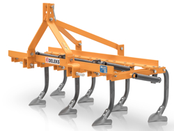 cultivador 7 brazos con patas de ganso anchura 165cm para enganche de tractor mod de 165 7 v