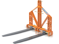 elevador trasero de palets para enganche de tractor mod d 700